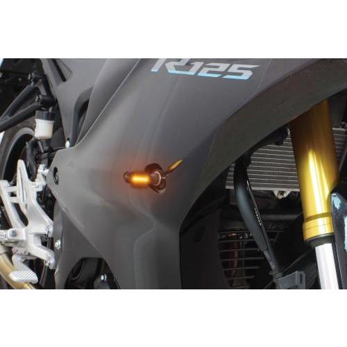 武川 YZF-R125 ヤマハ YAMAHA ストリームラインミニLEDウインカーキット(スモーク) SP05-08-0721_3