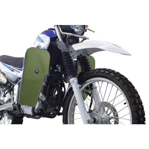 武川 SEROW250 レッグバンパー\u0026シールドキット(GREEN) SP06-00-0027の画像