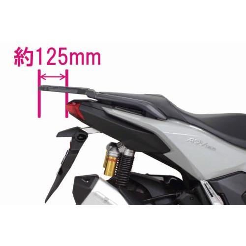 【6月9日出荷】武川 ADV160 リアキャリア(マットブラック塗装) SP09-11-0404_2