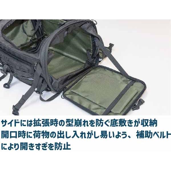 キジマ K3 タクティカル シートバッグ L TC07A ブラック ZK3-10007BAの画像