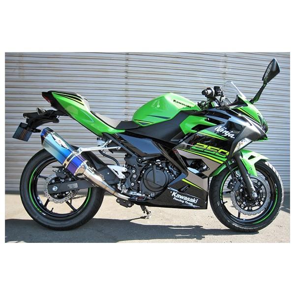 BEET Ninaja250 マフラー NASSERT-R Evolution Type2 チタンレーシング