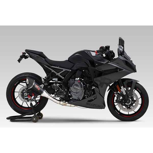 ヨシムラ GSX-8R(2024) フルエマフラー 機械曲R-11 1エンド SM メタル