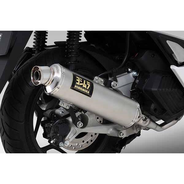 ヨシムラ PCX(23) フルエキマフラー 機械曲GP-MAGNUM105 SSF サテンフィニッシュ 110A-49F-5U30