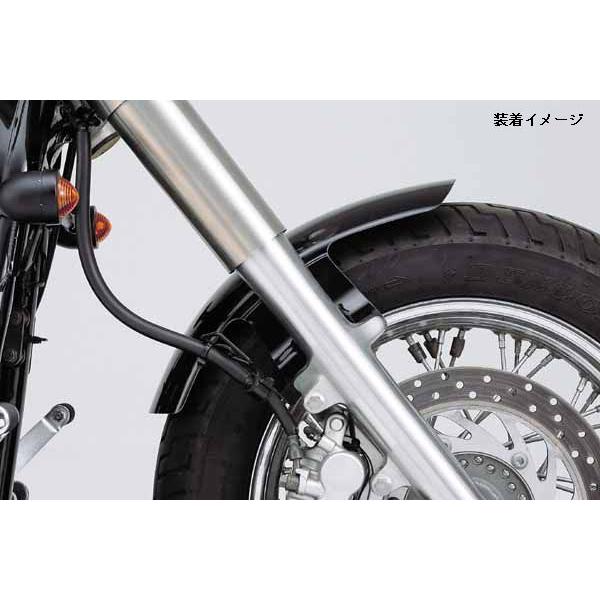DAYTONA（デイトナ） ショートフロントフェンダー クロゲル DSC4 43527