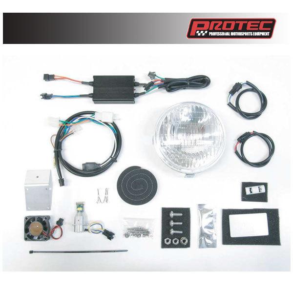 PROTEC（車、バイク） - 労働者階級テック LBH-H34 LEDクラシカルヘッドライトキット 3000K  五分五分 ホンダ製百貨店少年110[JA56]  63019-30 車、バイク、自転車-ヘッドライト