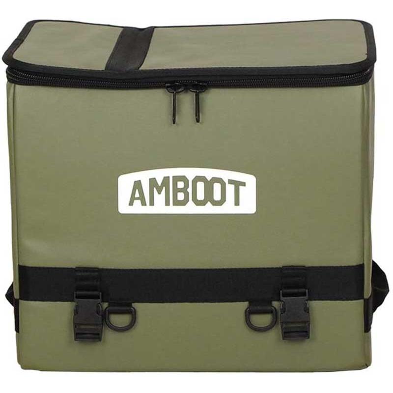 AMBOOT 「大型キャリア」専用 リヤボックス 容量約30L カーキ AB-RB01