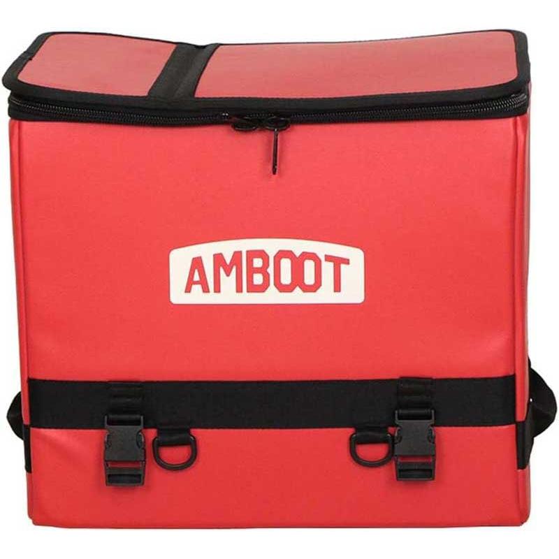 Akaさん専用② AMBOOT 「大型キャリア」専用 リヤボックス 容量約30L レッド AB-RB01