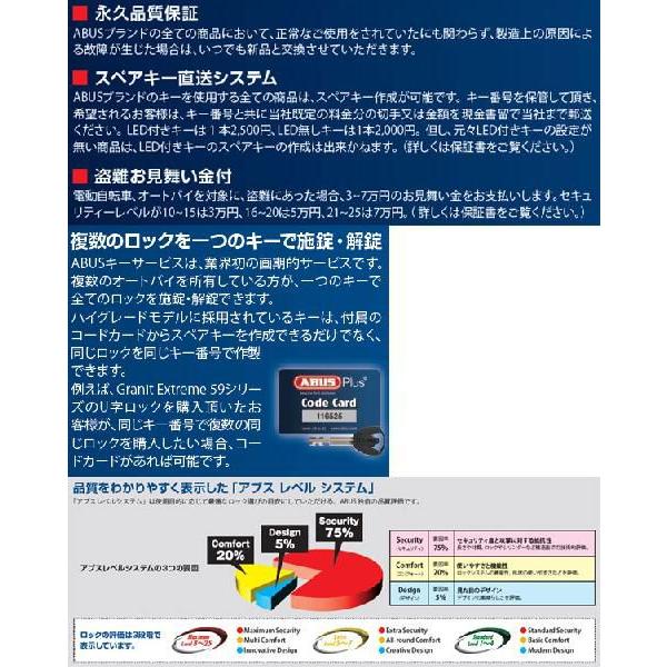 ABUS 【6月10日出荷】ABUS[アブス] スチールリンクロック Steel-O-Flex