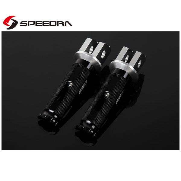 SSK SPEEDRA 軽銀削り出し足どり レーシングタイプ 乗り手用(しろがね色/黒いこと)  KAWASAKI  AFPR101BK ステップ-車、バイク、自転車