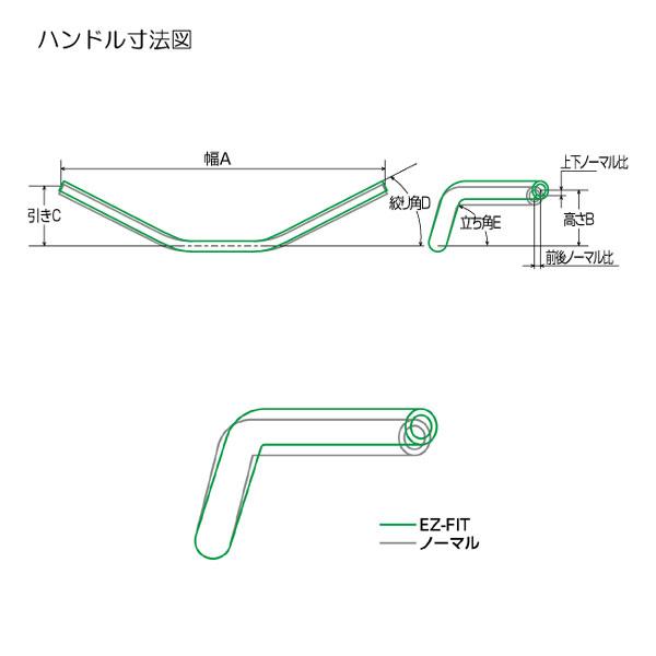 EFFEX (エフェックス) イージーフィットバー シルバー ZEPHYR1100('92