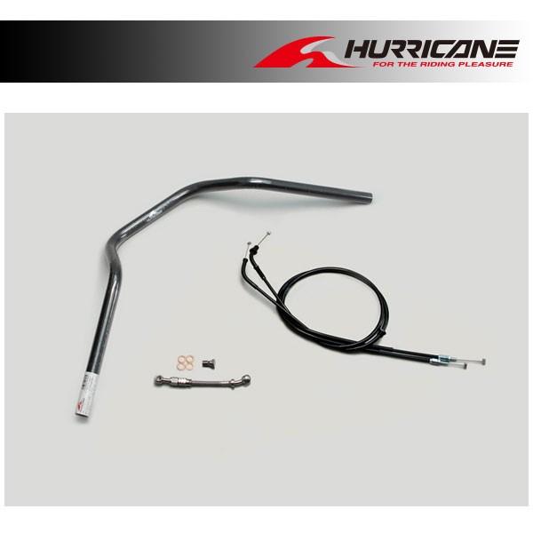 【×欠品中 要納期確認】ハリケーン ポリス3型 ハンドルセット[ブラック] CB1300SB('14〜'19) H035-067B
