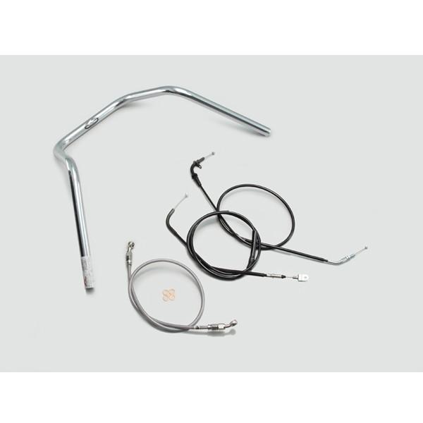 【×欠品中 納期未定】ハリケーン 200UP3ガタPBハンドルSET Cメッキ H505-013C