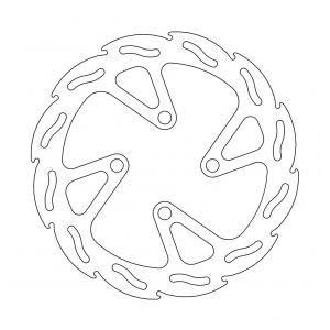 モトマスター GROM 13-20ABS無 フロントディスク フレイム ステン