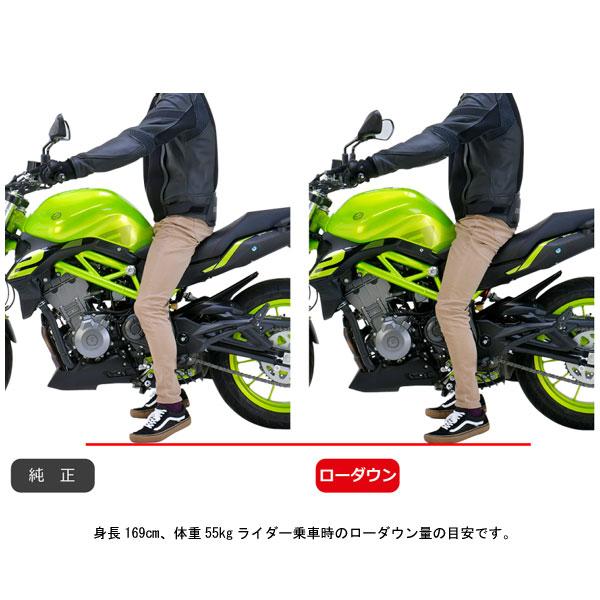 EFFEX (エフェックス) ローダウンキット 約15mmダウン  BENELLI TNT 249S('21)  PHAB002D_2