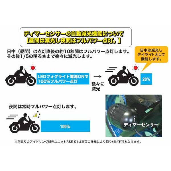 プロテック GSX-S125(2018〜) FLT-S02 LEDフォグライト PRO66009