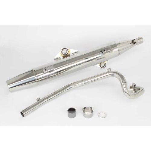 【4月23日出荷】武川 スポーツマフラー(ノーマルルック/ステンレス製)(政府認証) CT125 04-02-0359