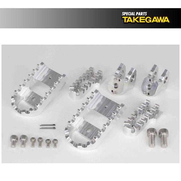 4月4日出荷】武川 ビレットワイドステップキット（シルバー） CT125