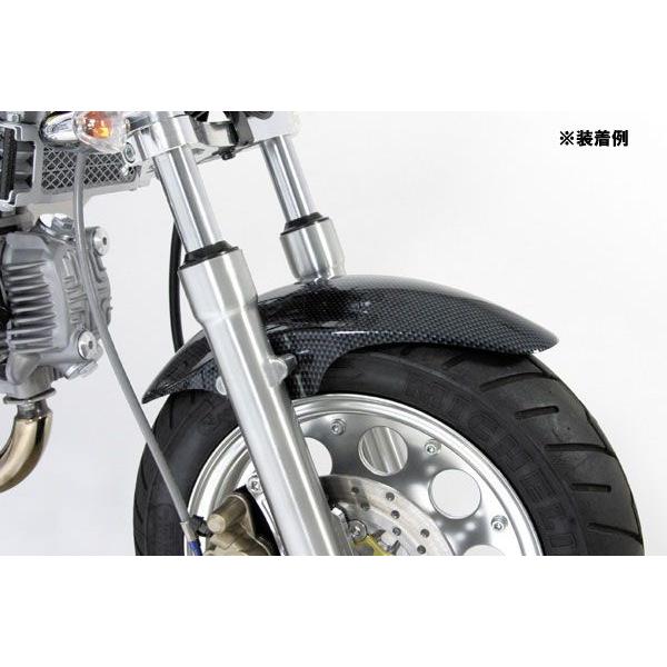 スペシャルパーツ武川 - 武川  エテ公・大猩々(AB27-1000001〜1899999)ほか ABS製 向こう正面どろ除け 炭素刷り上げる SP09-09-0012 外装パーツ-バイク