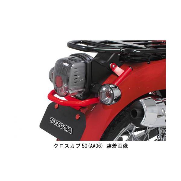 スペシャルパーツ武川 武川 リアフェンダーガード(レッド) クロスカブ 