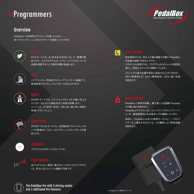 DTEシステム PedalboxPro スロットルコントローラー イモビライザー機能搭載 安全 防犯 エンジンレスポンス向上 加速 チューニング LS GVF5x/VXFA5x 2017-