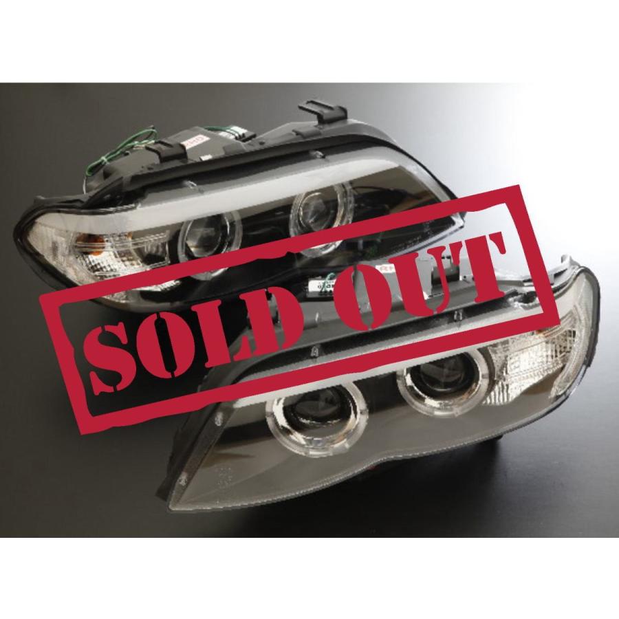 X 5 E53 後期 後期 純正hid車用 ブラック ヘッドライト X5のフロントフェイスをアップグレード エンジェルアイが Ccflになり更にはデュアルプロジェクター 上部ledバーを搭載 近目側はhid で 専用設計ですの Ab105r043ejmh ヘッドライト 商品レビュー投稿で保証1年延長