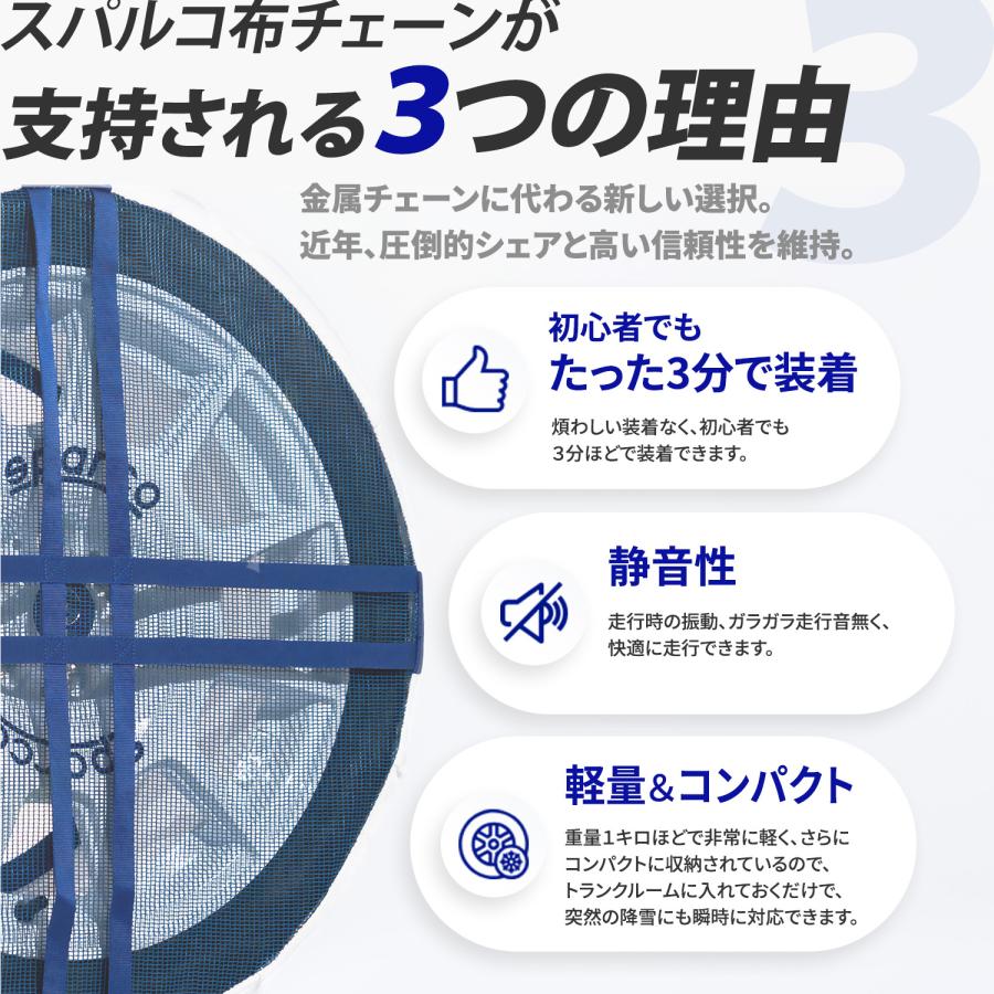 SPARCO スパルコ スノーソックス シールド スノーチェーン 布製タイヤ 