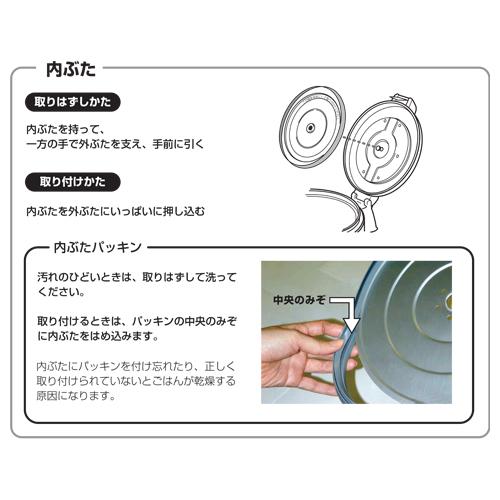 パロマ（Paloma） 【在庫あり】パロマ 炊飯器 ウチブタパッキン