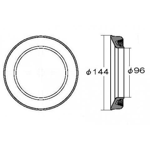 リンナイ　Rinnai　業務用ガス台付コンロ　バーナーヘッド（大サイズ）　150-858-000