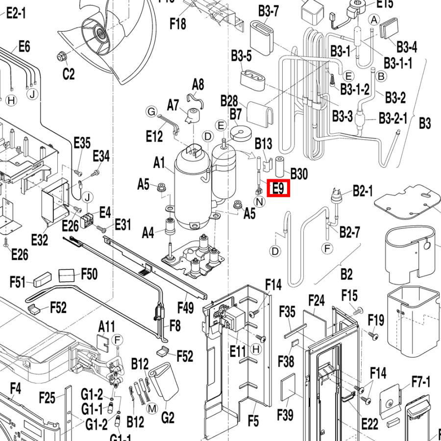 ダイキン（DAIKIN） 【在庫あり】ダイキン エコキュート用吐出