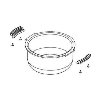 SHARP（シャープ） 【在庫あり○】シャープ 炊飯器 内釜 2343800352