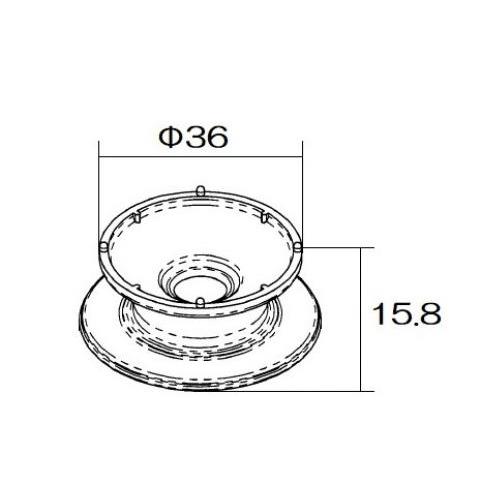 リンナイ（Rinnai） ガス炊飯器 内ぶた取付パッキン 580-1105000