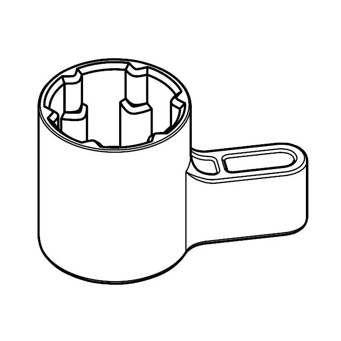 Panasonic（パナソニック） 温水洗浄便座 締め付け工具 ADL971-ZHAC0