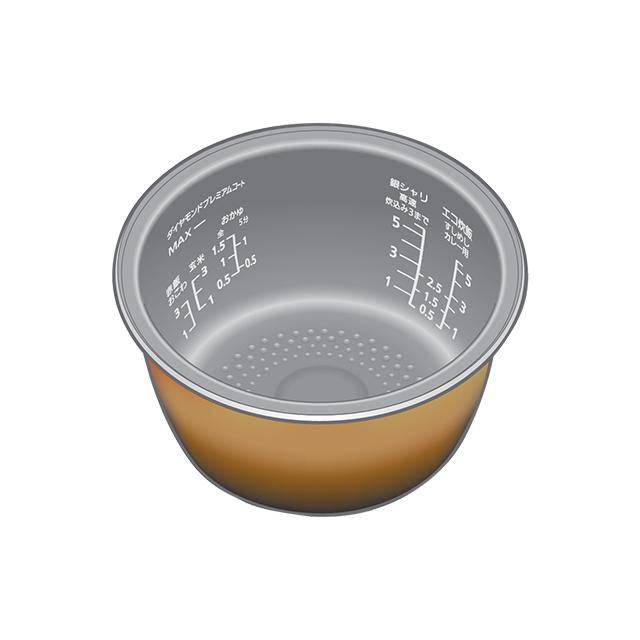 N*A様 Panasonic パナソニック 炊飯器ダイアモンド内釜 ARE50- Panasonic（パナソニック） 炊飯器 内釜 ARE50-M20 : パーツコム
