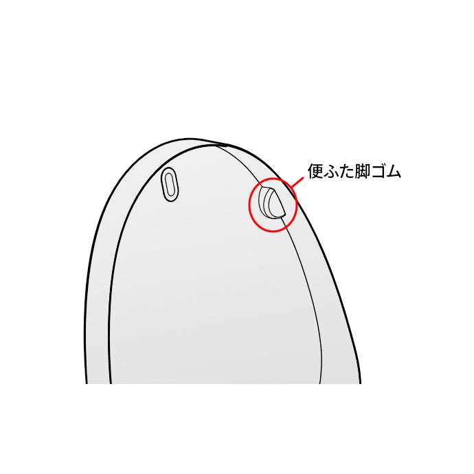 Panasonic（パナソニック） 温水洗浄便座 便ふた脚ゴム DL729B-ENCB0