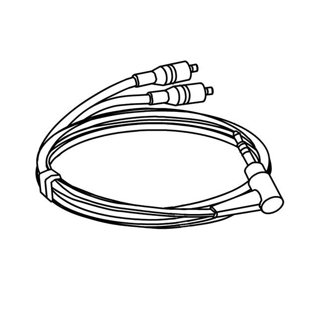 パナソニック Panasonic イヤホン用着脱バランスコード（2.5mm・4極L型） PNJA1212Z