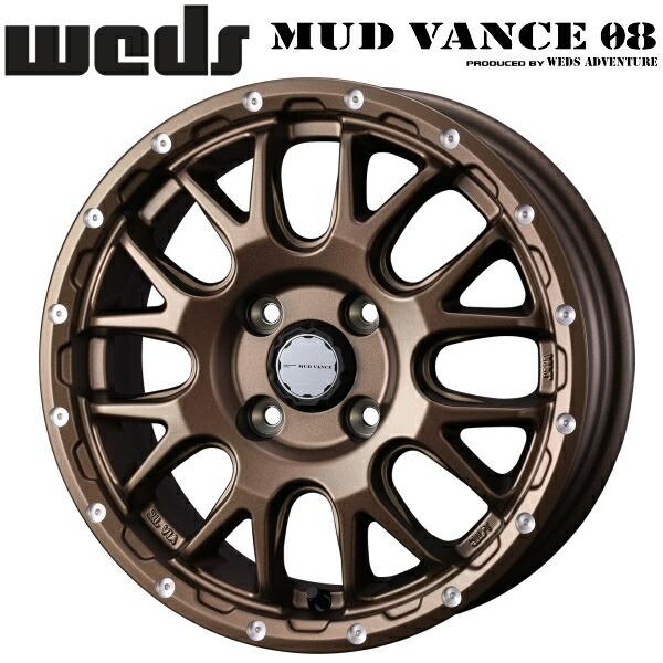 WEDS（ウェッズ） WEDS ADVENTURE MUD VANCE08 マットブロンズ 4本set