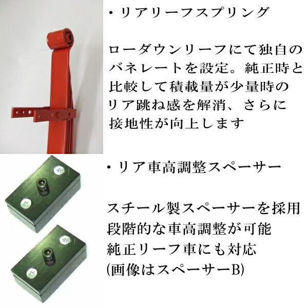 RSR TP Basic-i KIT-2B(ショック+ブロックキット+バンプラバー+2枚スペーサー) 車高調整キット前後セット GDH211Kハイエースバンワイド スーパーGL 2020/7〜_3