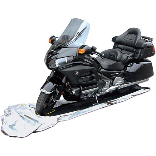 MARUTO(マルト) バイク用フルカバー 底付 サイドスタンド用 2L シルバー FC-2L30000 バイク バイクカバーの画像