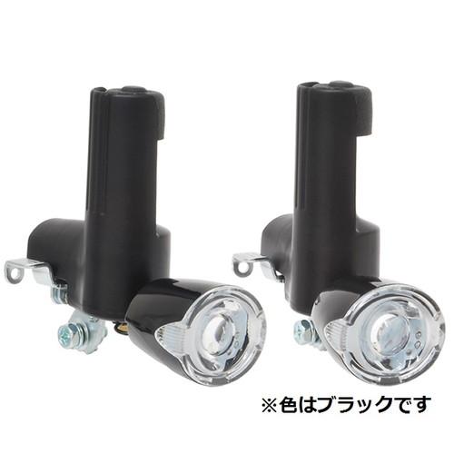 YSD DL10 LEDブロックダイナモ ブラック 自転車 ダイナモライト