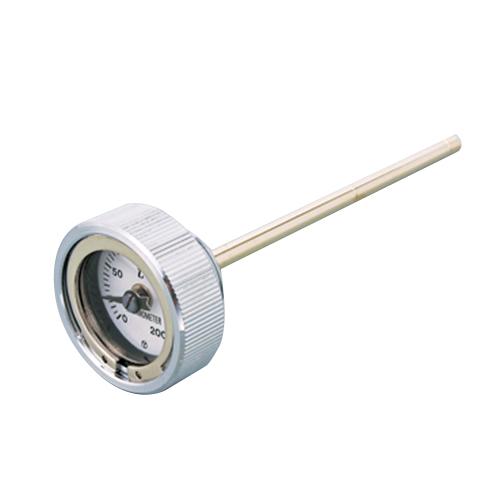 ステンレス製 DAYTONA ディップスティック付油温計 SR400/500用 クロームメッキ