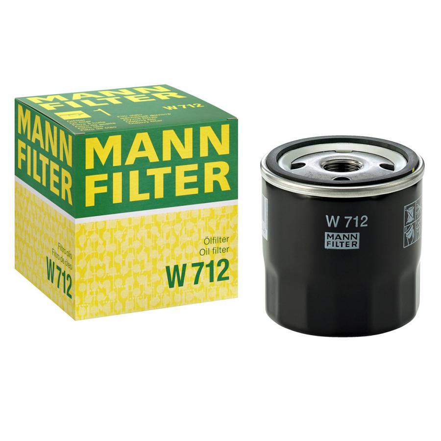 【1セット限定】MANN FILTER オイルフィルター オイルエレメント MANN-FILTER オイルエレメント W712 自動車 : パーツダイレクト2