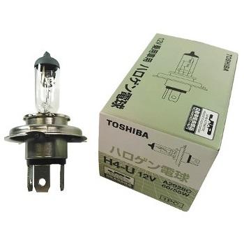 【7個セット】東芝 TOSHIBA ハロゲン電球 55W 東芝ライテック ハロゲンバルブ H4U 12V60/55W A2928C 自動車 電球