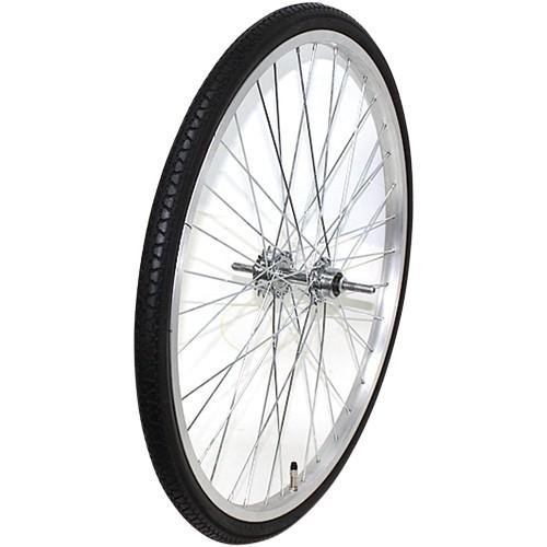 26インチ 自転車 26×1 3/8 14T 37-590 後輪リム完組 バンド用