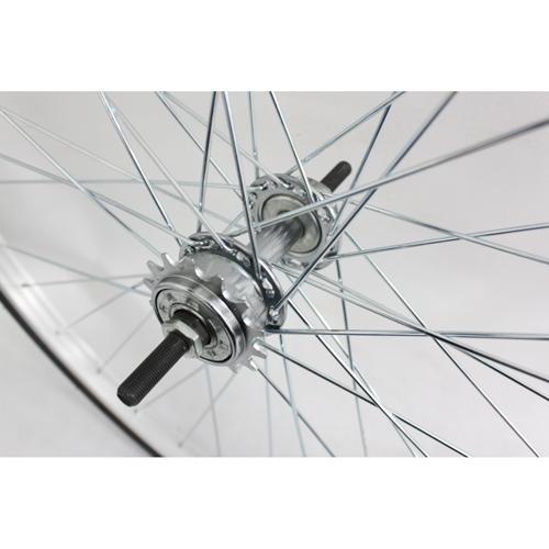 27インチ 自転車 27×1 3/8 14T 37-630 後輪リム完組 バンド用 