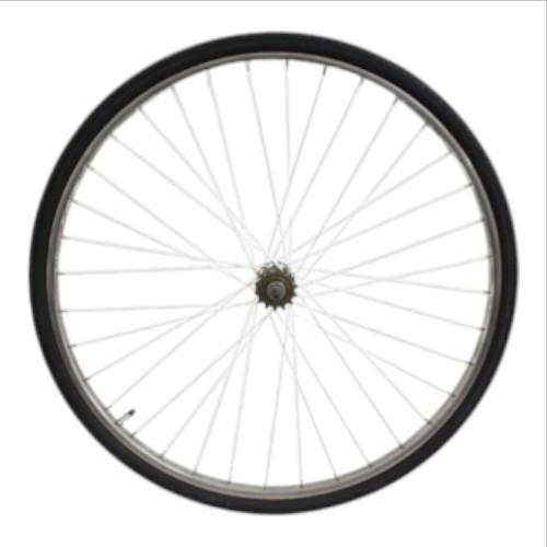 27インチ 自転車 27×1 3/8 14T 37-630 後輪リム完組 ローラー用 