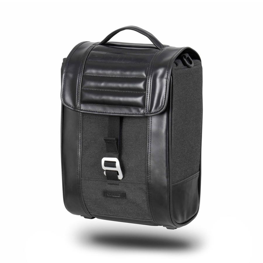 SHAD(シャッド) SR38 カフェレーサー サイドバッグ ブラック 10L