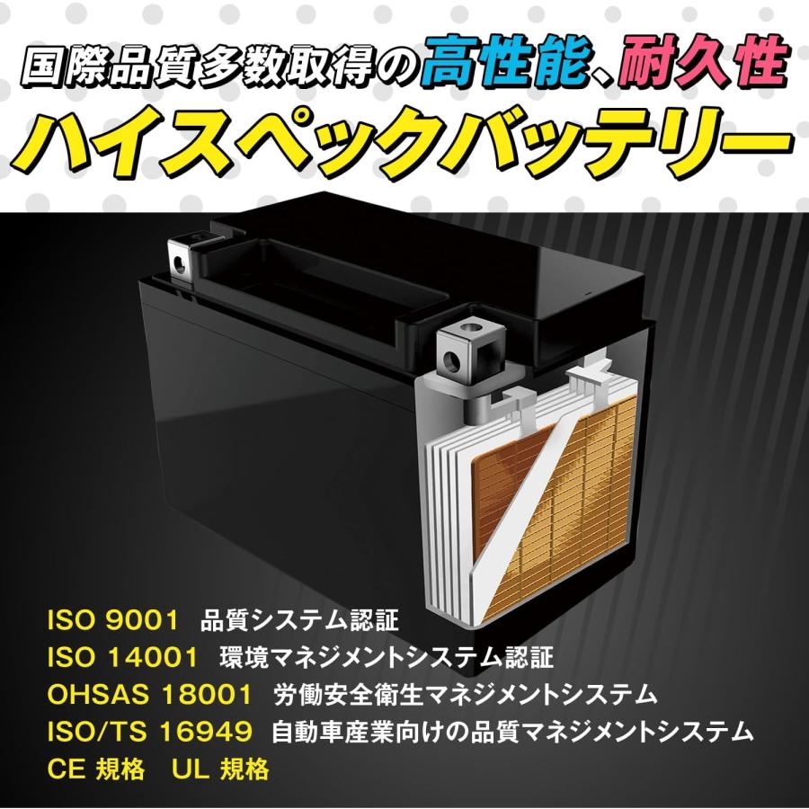 バッテリーマン バイク バッテリー BM12A-A(YB12A-A 互換)(液入り充電