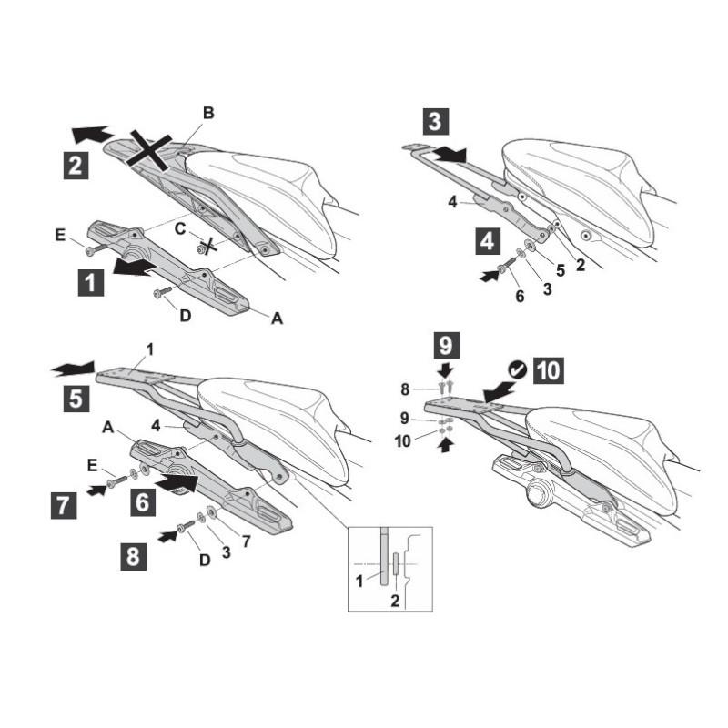 SHAD(シャッド) トップマスターフィッティングキット BMW R1300GS(23