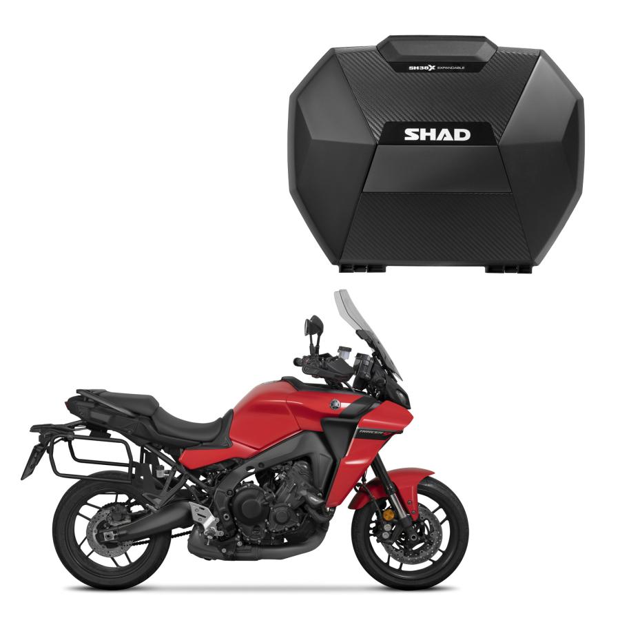SHAD(シャッド) 【セット品】SH38X サイドケース カーボン+