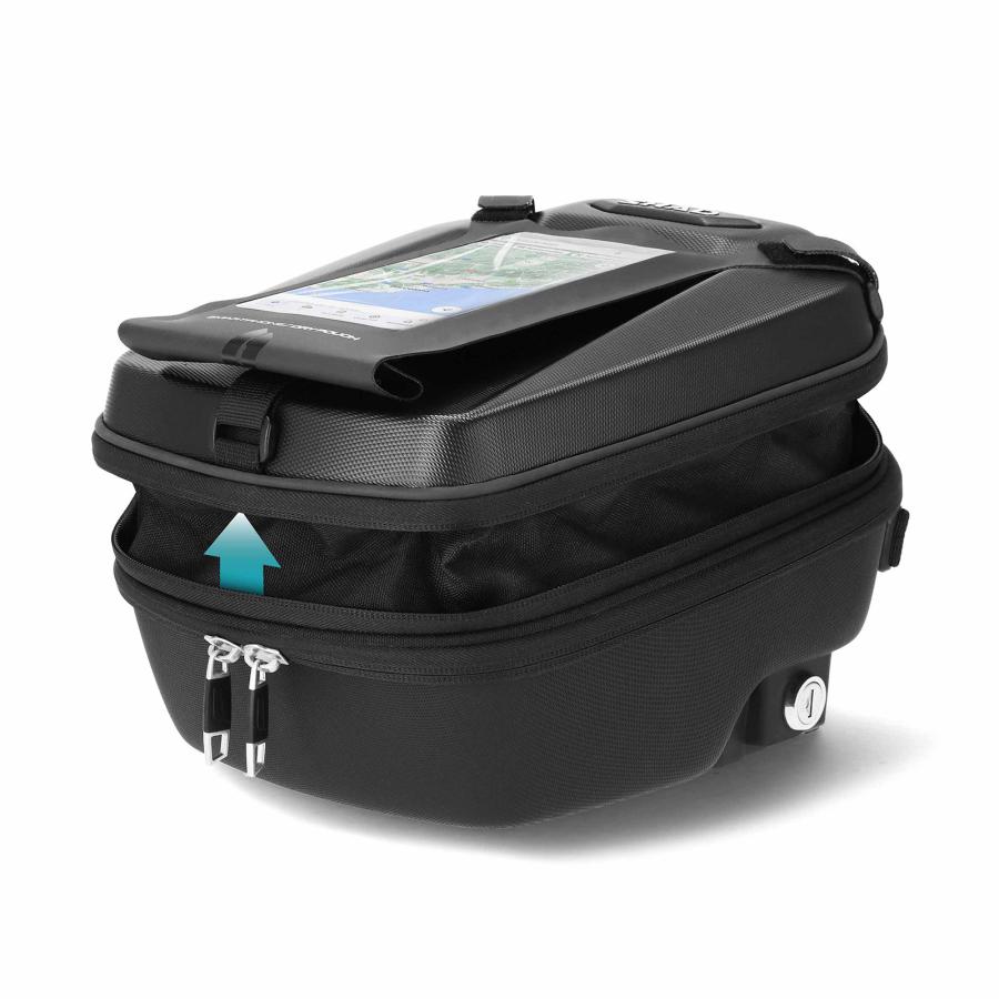 SHAD(シャッド) 【セット品】E09CL PRO クリックシステムタンクバッグ+フィッティングキット R1300GS(23-25) バイク_4